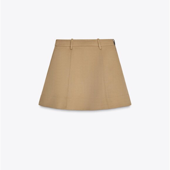 ZARA High-Waisted A-Line Mini Skirt – Size XS – New With Tags NWT - Picture 6 of 16